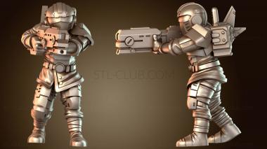 3D модель Авангард ополчения Тау (STL)