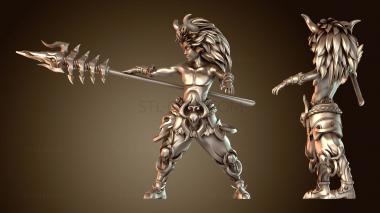 3D модель Мальчик-Телец Атакующий (STL)