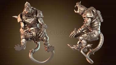 3D модель Техническая крыса-лайнмен (STL)