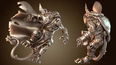 3D модель Технический крысиный бегун с рогом (STL)