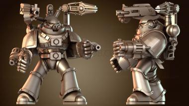 3D модель Техно-солдат-технодесантник (STL)