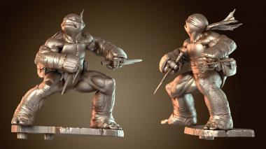 3D модель Черепашки-ниндзя: Раф (STL)