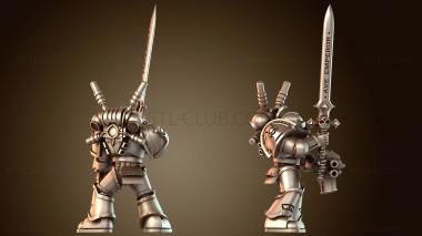 3D модель Телепортирующийся отряд Меченосец (STL)