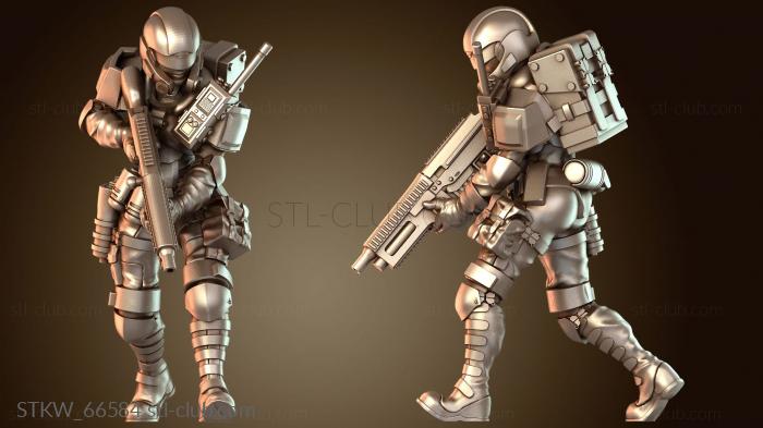 Стрелок-гвардеец «Бури»