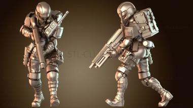 3D модель Стрелок-гвардеец «Бури» (STL)