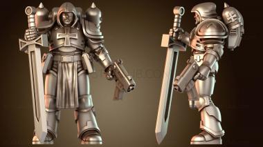 3D модель Тамплиерский тыловой щит (STL)