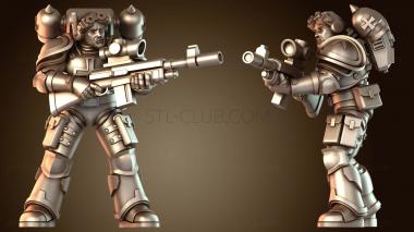 3D модель Арьергард тамплиеров (STL)