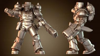 3D модель Страж тамплиеров (STL)