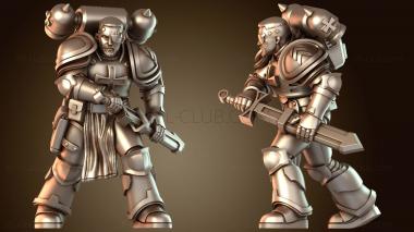 3D модель Тамплиер Защитник Тыловой (STL)