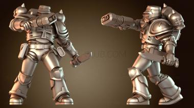 3D модель Посвященный в арьергард тамплиеров (STL)