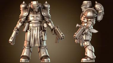 3D модель Тамплиерский арьергард юстикар (STL)