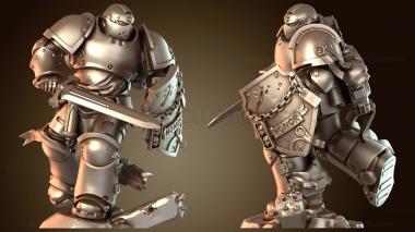 3D модель Хранитель ордена братьев-тамплиеров (STL)