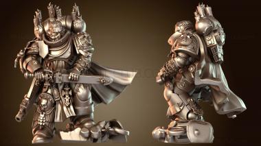 3D модель Тамплиер Король Пехота Каменный (STL)