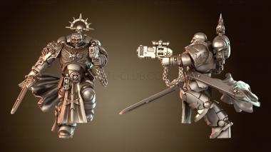 3D модель Рыцарь Тамплиеров (STL)