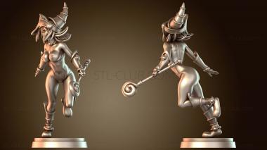 3D модель Терминатор Темная Девушка-Волшебница NSFW (STL)