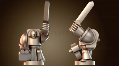 3D модель Терминатор Капитан Космодесантник (STL)