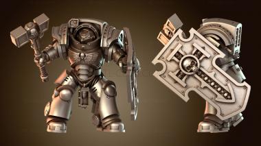 3D модель Терминатор Катафракти Штурмовой Рыцарь (STL)