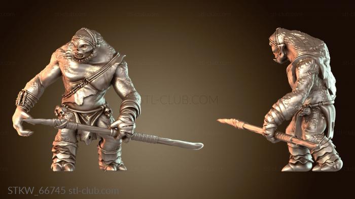 Military Тролль с копьем из Царства Ужаса