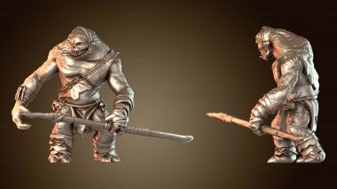 3D модель Тролль с копьем из Царства Ужаса (STL)