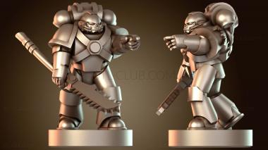 3D модель Дикарь из террора (STL)