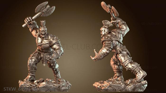 Military Разгневанный гладиатор на планете ху