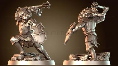 3D модель Пылающий рыцарь (STL)