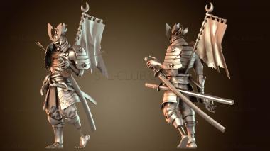 3D модель Мальчик-скелет-воин (STL)