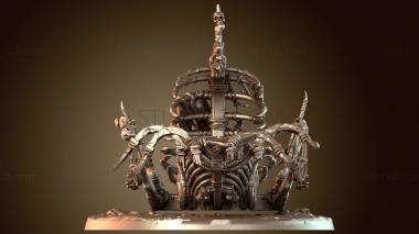 3D модель Вороны, укравшие Рождество, Зирисс на санях Blizzard, HI Exc (STL)