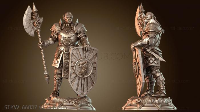 Military Драконий союз благородный орк-рыцарь Тренон