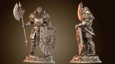 3D модель Драконий союз благородный орк-рыцарь Тренон (STL)