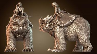 3D модель Зелёная Дева и Совомедведь (STL)