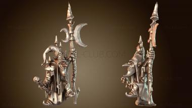 3D модель Безумная луна смотрит (STL)