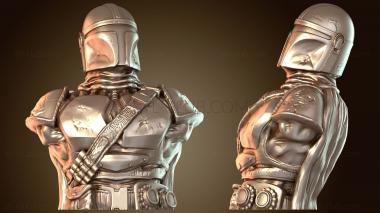 3D модель Мандалорец из звездных войн (STL)