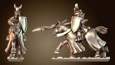 3D модель Королевство пустой рыцарь в доспехах (STL)