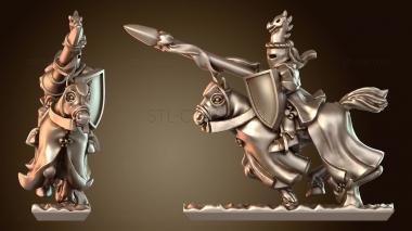 3D модель Королевство пустой рыцарь храбрый (STL)