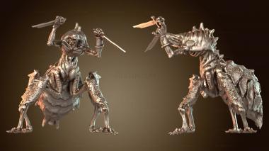 3D модель Воин-мужчина из Переделанных Драйдеров (STL)