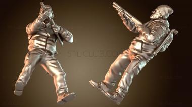 3D модель Выживший тихий (STL)