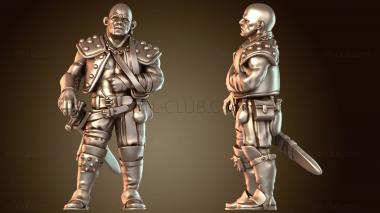 3D модель Охранник Таверны Титан Мужской (STL)