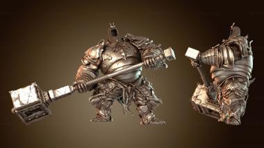 3D модель Непогребенный король Арма Тенебрис проклял (STL)