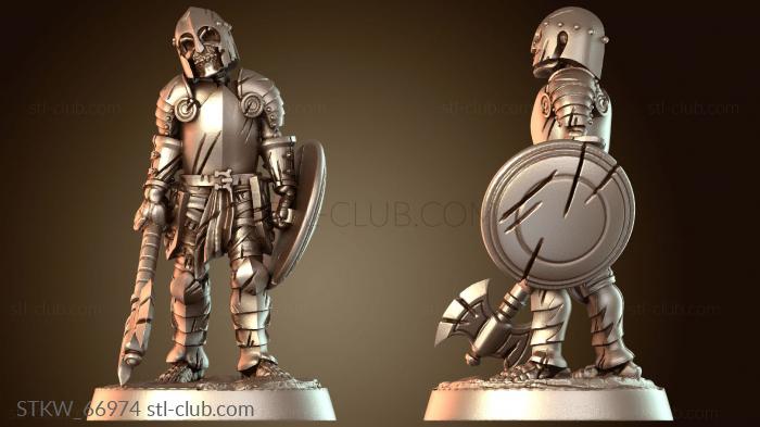 Щит-топор скелета нежити