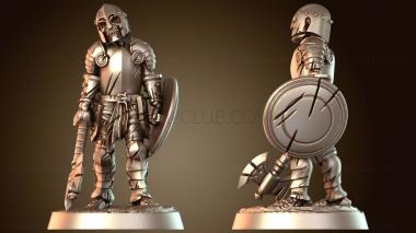 3D модель Щит-топор скелета нежити (STL)