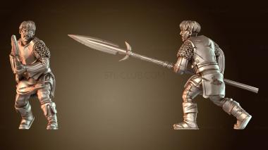 3D модель Колющий копейщик (STL)