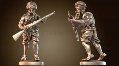 3D модель Убийца-бандит в плаще «Лужа» (STL)