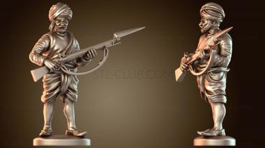 3D модель Thuggee Assassin With Puddle dark (STL)