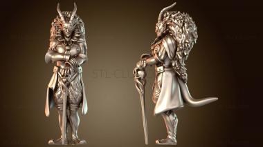 3D модель Тифлинг свирепый (STL)