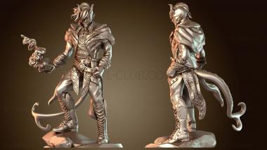 3D модель Тифлинг-авантюрист (STL)
