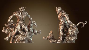 3D модель Тифлинг-авантюрист, теневой (STL)