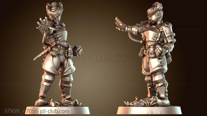 Тифлинг-ремесленник, женщина, жирный