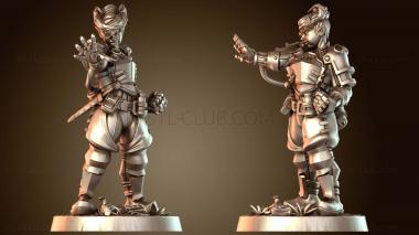 3D модель Тифлинг-ремесленник, женщина, жирный (STL)