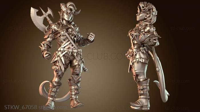 Тифлинг-варвар